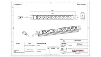 PDU Standard 19", 1 HE, 8 x rote Schuko mit C14 Stecker