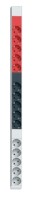 PDU, Standard 19", 1 HE 15 x Schuko 3-farbige...