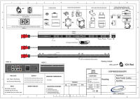 Monitored PDU, Smart PIM, vertikal, 16 A, 3-phasig, Ausgänge: 24 x IEX Universal-Plug, Eingang: CEE (rot), 16A, 400 V