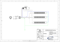 Monitored PDU, Smart PIM, vertikal, 16 A, 3-phasig, Ausgänge: 24 x IEX Universal-Plug, Eingang: CEE (rot), 16A, 400 V