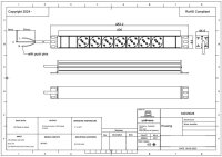 PDU, Standard 19", 1 HE, 7 x schwarze Schuko TYP E,...