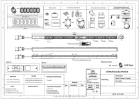 Monitored PDU, Smart PIM mit RCM (Differnzstromüberwachung), vertikal, 16 A, 3-phasig, Ausgänge: 42 x IEX Universal-Plug, Eingang: CEE (rot), 16A, 400 V