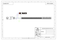 Managebare PDU, MASTER, Smart POMS mit RCM (Differenzstromüberwachung), vertikal, 16 A, 1-phasig, Ausgänge: 18 x IEX Universal-Plug, 6 x SchuKo, Eingang: CEE (blue), 16A, 230 V