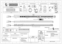 Managebare PDU, Smart POMS mit RCM (Differenzstromüberwachung), vertikal, 16 A, 3-phasig, Ausgänge: 42 x IEX Universal-Plug, Eingang: CEE (rot), 16A, 400 V