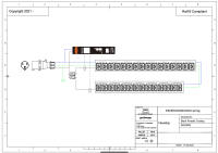 Managebare PDU, Smart POS, vertikal, 32 A, 3-phasig, Ausgänge: 30 x IEX Universal-Plug, 6 x Leistungsschutzschalter, Eingang: CEE (rot), 16A, 400 V