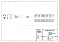 Basic PDU, vertikal, 32 A, Ausgänge: 24 x IEX...