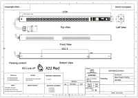 Monitored PDU, Smart POM, vertikal, 16 A, Ausgänge:...