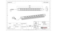 PDU, Standard 19", 1 HE, 8 x schwarze Schuko, LED