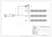 Managebare PDU, Smart POS, vertikal, mit RCM (Differenzstromüberwachung), 32 A, 3-phasig, Ausgänge: 24 x SchuKo-Plug, 6 x Leitungsschutzschalter, Eingang: CEE (rot), 16A, 400 V