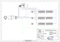 Monitored PDU, Smart PIM, vertikal, 32 A, 3-phasig, Ausgänge: 24 x IEX Universal-Plug, Differenzstromüberwachung (RCM), Leistungsschalter, Eingang: CEE (rot), 32A, 400 V