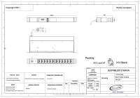 Monitored PDU local (PIML), horizontal, 16 A, Ausgänge: 12 x IEX Universal-Plug, Eingang: CEE (blau), 16 A, 230 V