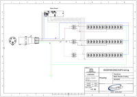 Monitored PDU, Smart PIM, vertikal, 32 A, 3-phasig, Ausgänge: 36 x IEX Universal-Plug, Leistungsschalter, Eingang: CEE (rot), 32A, 400 V