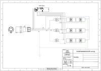 Monitored PDU, Smart PIM, horizontal, 32 A, 3-phasig, Ausgänge: 12 x IEX Universal-Plug, Eingang: CEE (rot), 32 A, 400 V