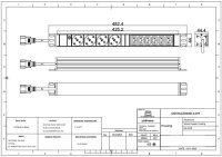 PDU, Standard 19", 1 HE, 6 x C13, 4 x Schuko  mit...